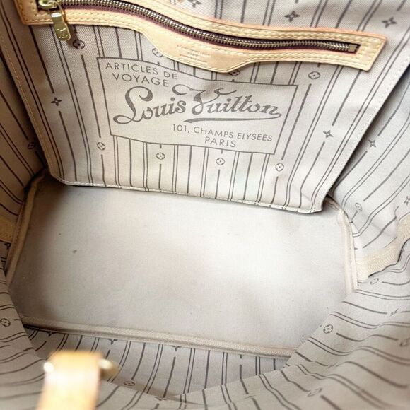 Louis Vuitton Pre-Owned 2017 Monogram Neverfull MM Tote Bag Classic Tan Lining - Picture 12 of 16